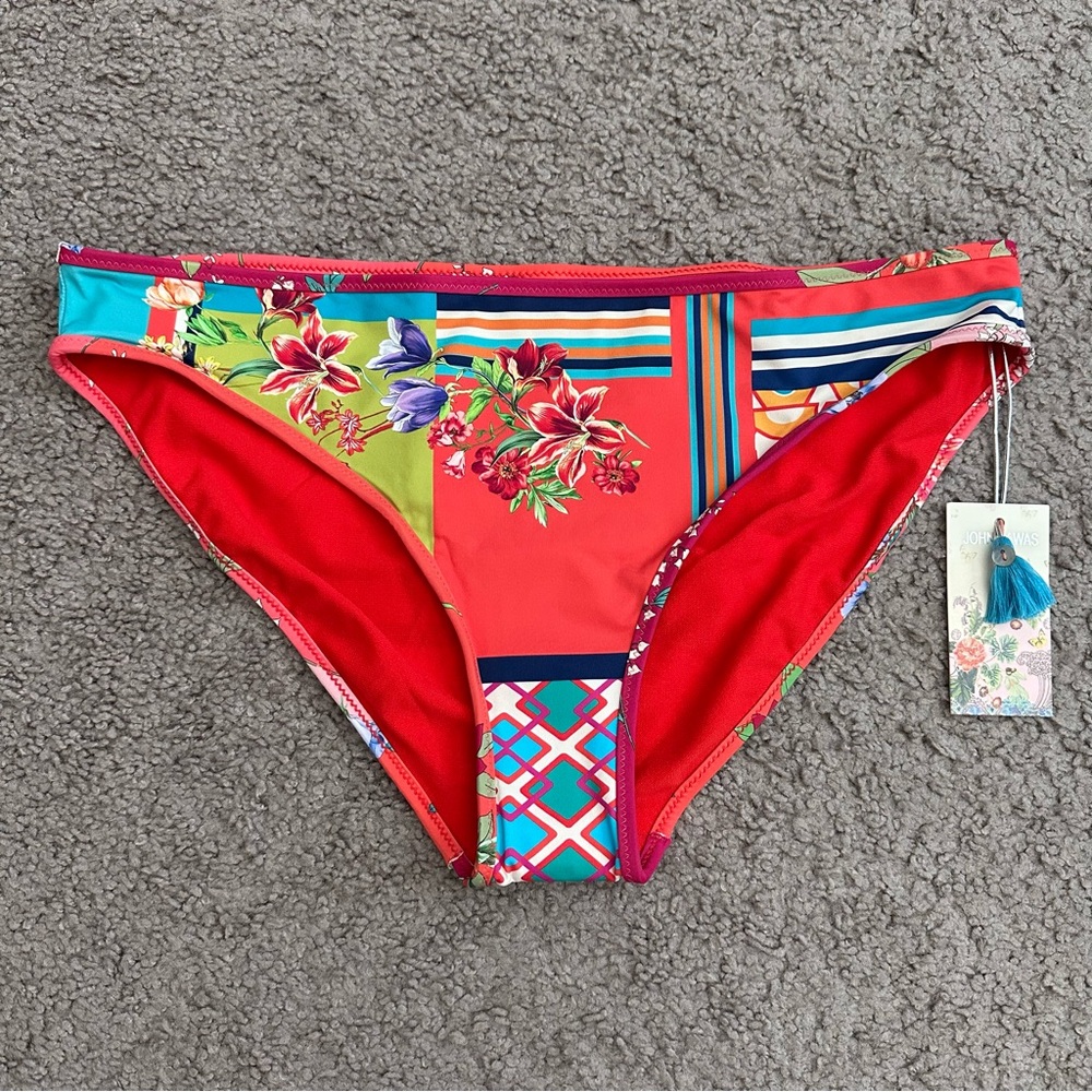 Johnny Was Kaya Hipster Swimsuit Bottom Womens XL